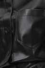 Nanushka BLACK ‘Sabine’ vegan leather shirt