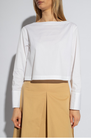 Theory Top with boat neck