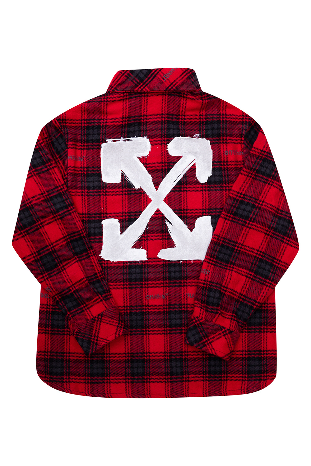 FUNNEL PLAID FLANNEL - RED