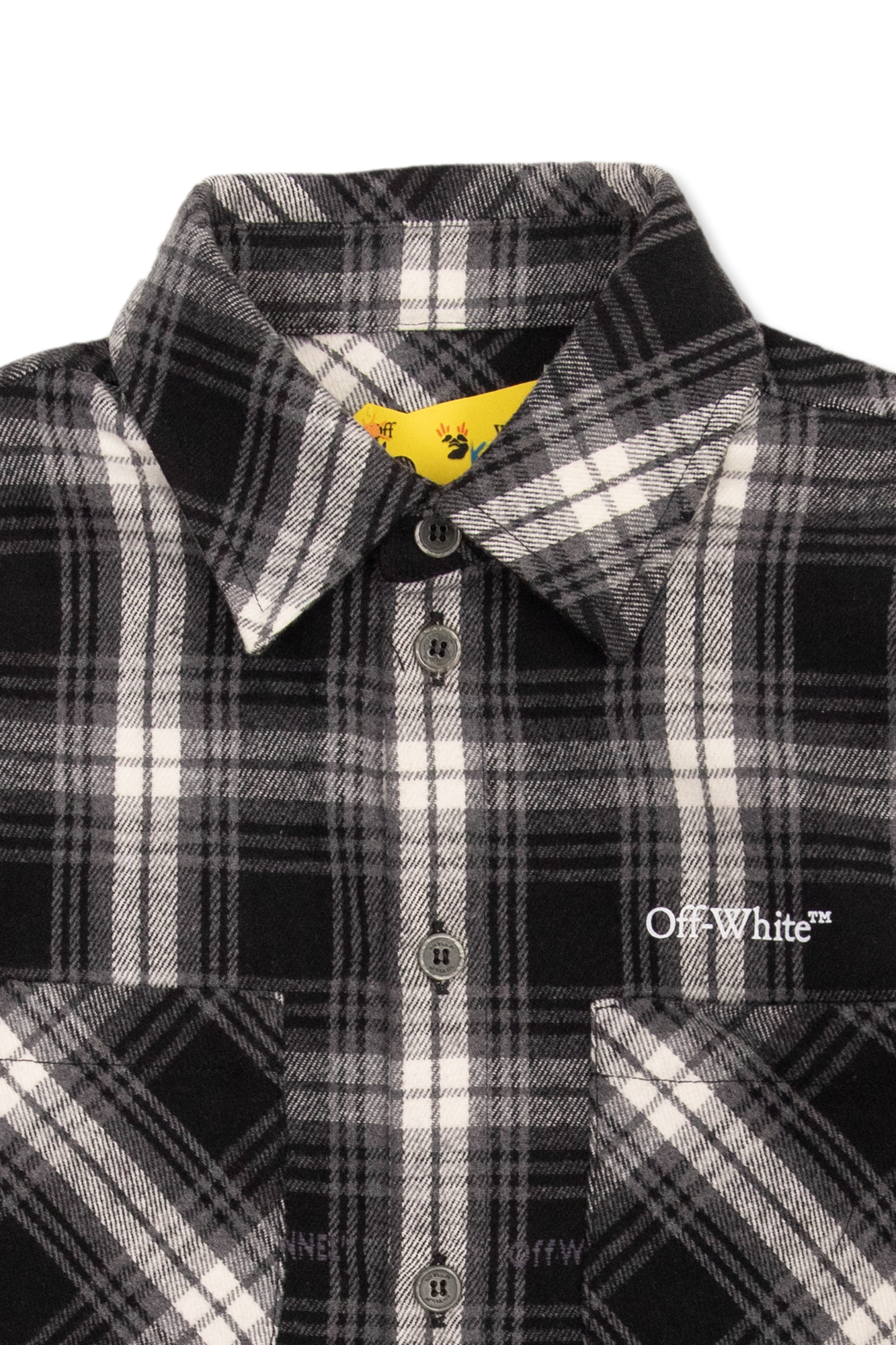 Off-White Kids Checked shirt