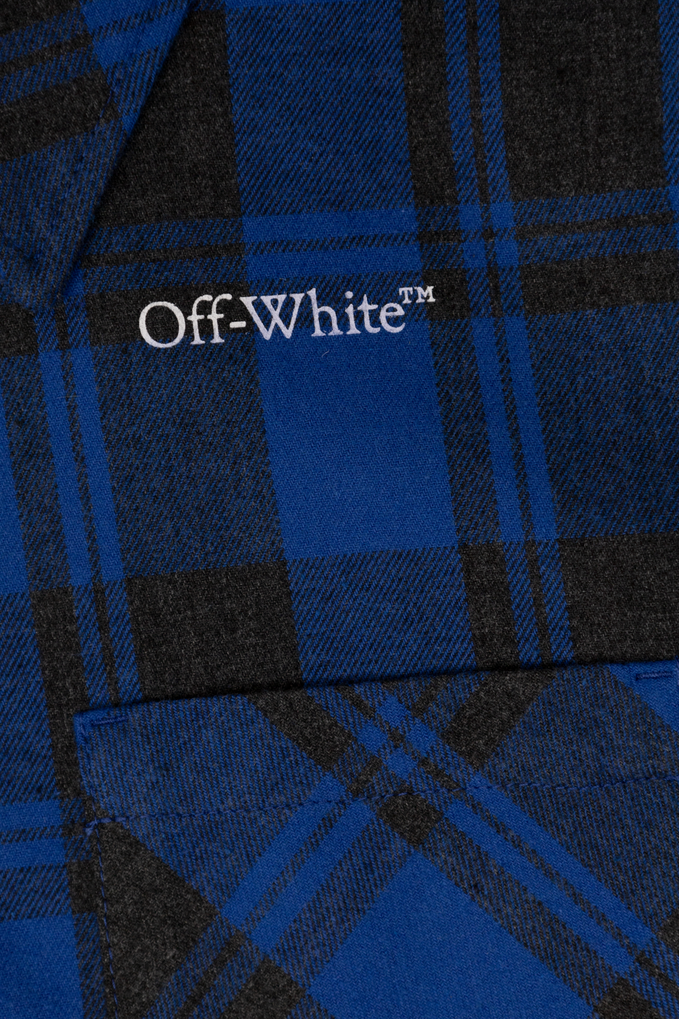 Off-White Kids Checkered shirt with logo