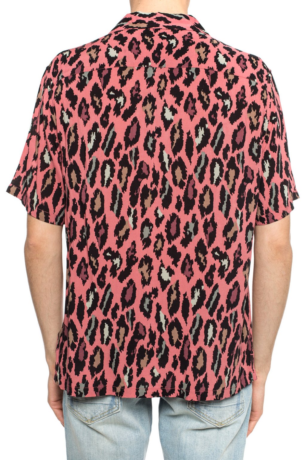 all saints leopard shirt