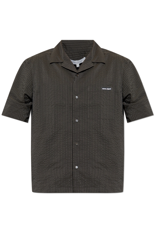 Maison Kitsuné Shirt with stripe pattern