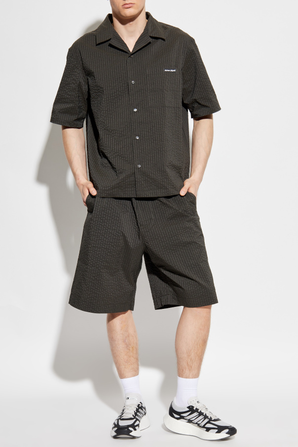 Maison Kitsuné Shirt with stripe pattern