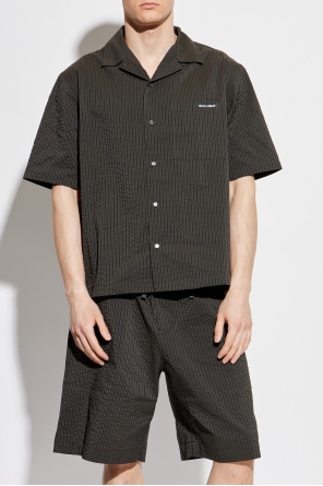 Maison Kitsuné Shirt with stripe pattern