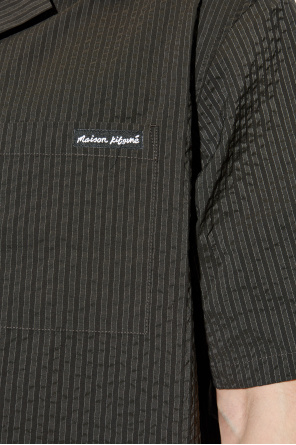 Maison Kitsuné Shirt with stripe pattern