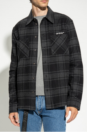 Off-White Flannel shirt with logo
