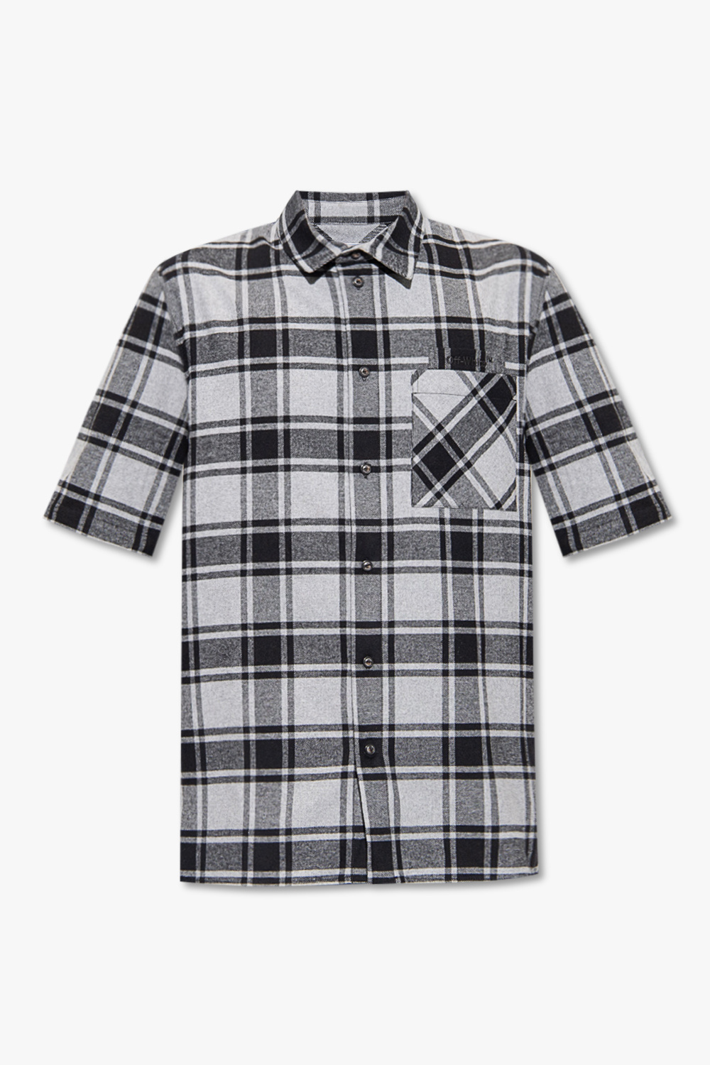 Off-White Checked SikSilk shirt