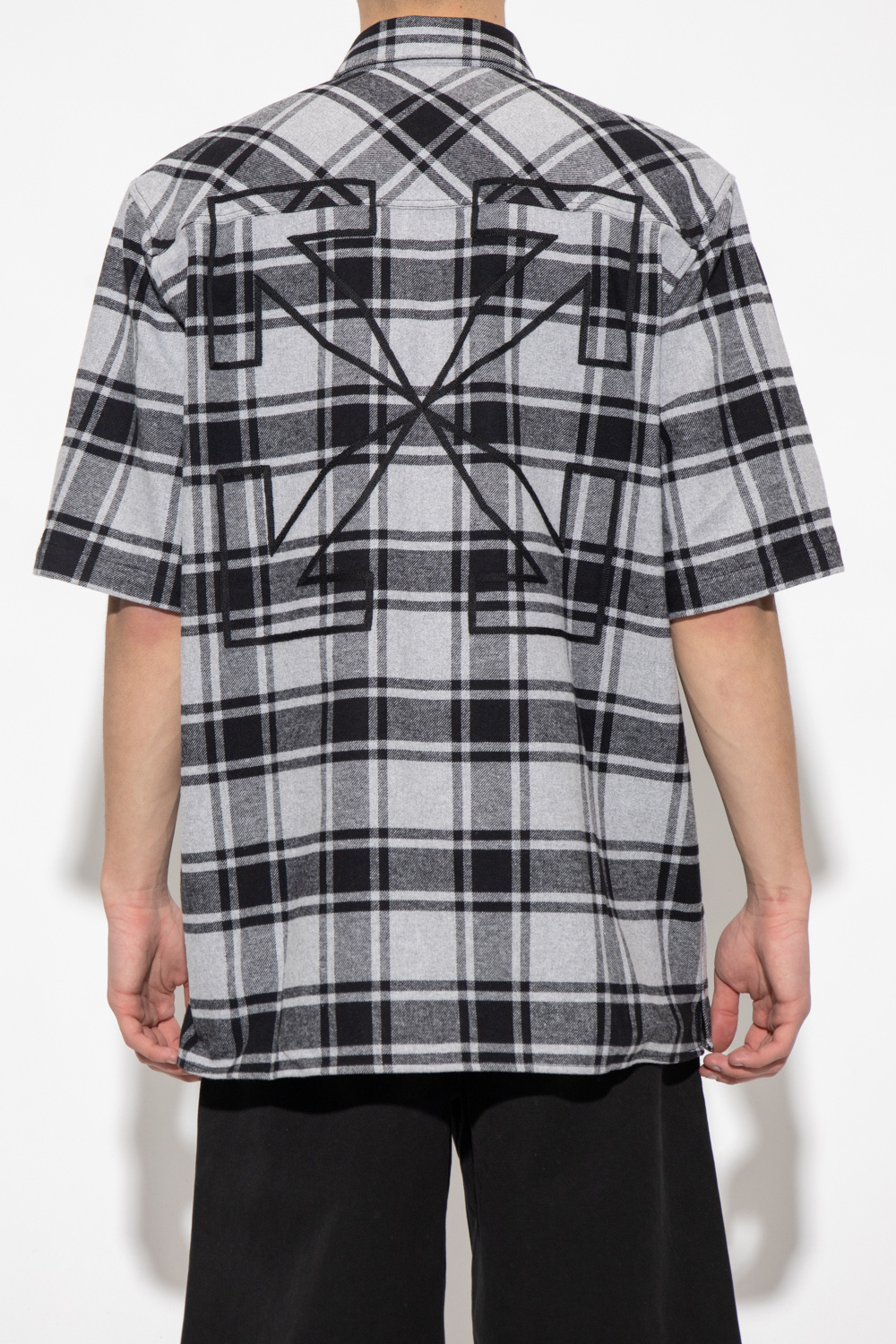 Off-White Checked SikSilk shirt