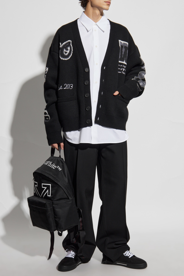 Off-White Hemd mit Logo