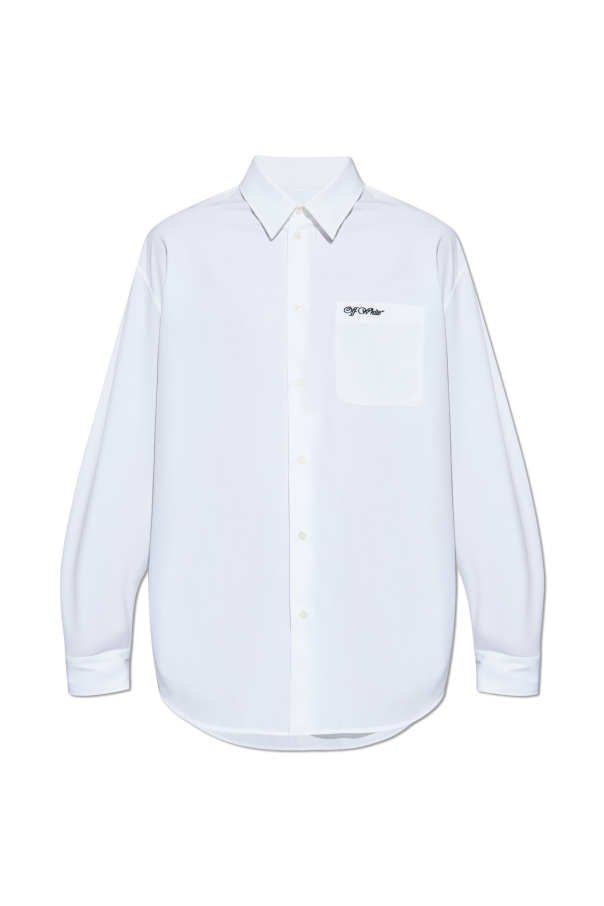 Off-White Shirt with embroidered logo