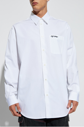 Off-White Shirt with embroidered logo