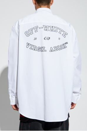 Off-White Koszula z wyszytym logo