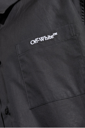 Off-White Hemd mit Logo