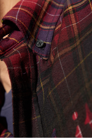 Off-White Hemd mit Karomuster