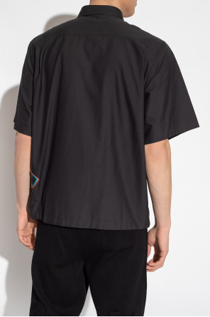Off-White shirt curtas with short sleeves