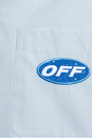 Off-White Bawełniana koszula z logo
