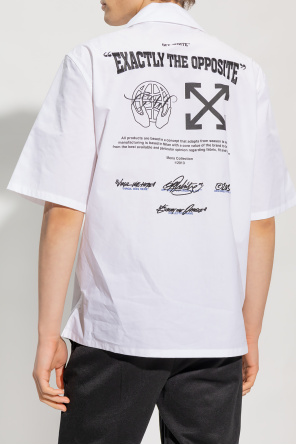 Off-White Cotton shirt with logo