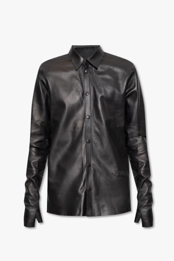 Off-White Leather shirt