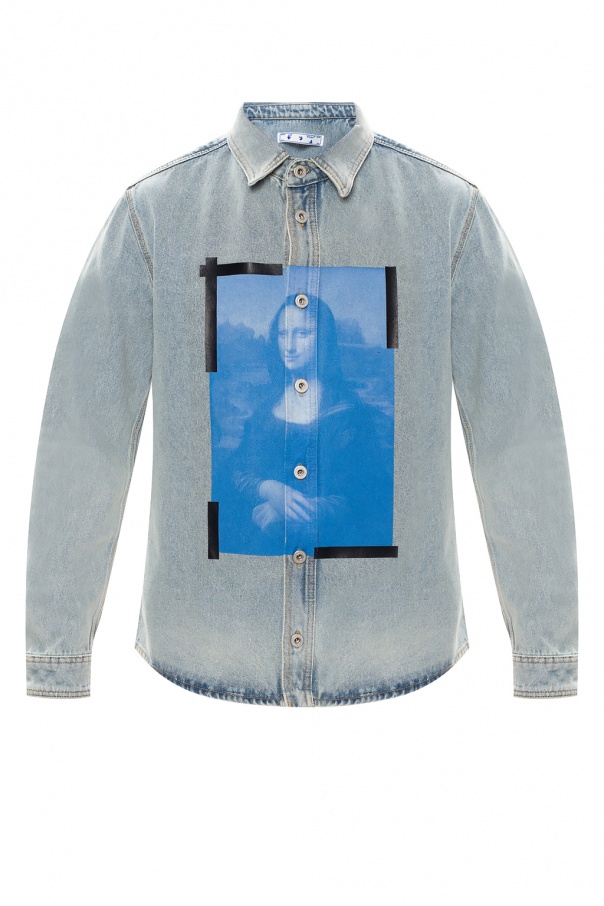 Off-White Printed denim shirt