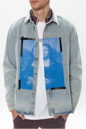 Off-White Printed denim shirt