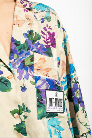 Off-White Floral CHAMBON shirt