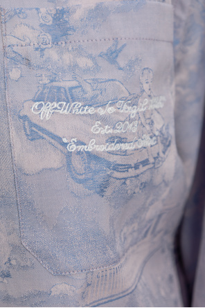 Off-White Hemd mit Tasche