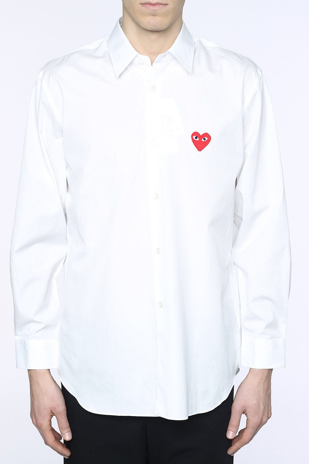 THEORY WOOL SWEATER Patched embroidered shirt