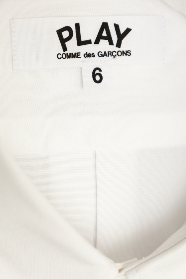 Comme des Garçons Play Kids Patched shirt