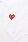 Comme des Garcons Play Kids Patched shirt