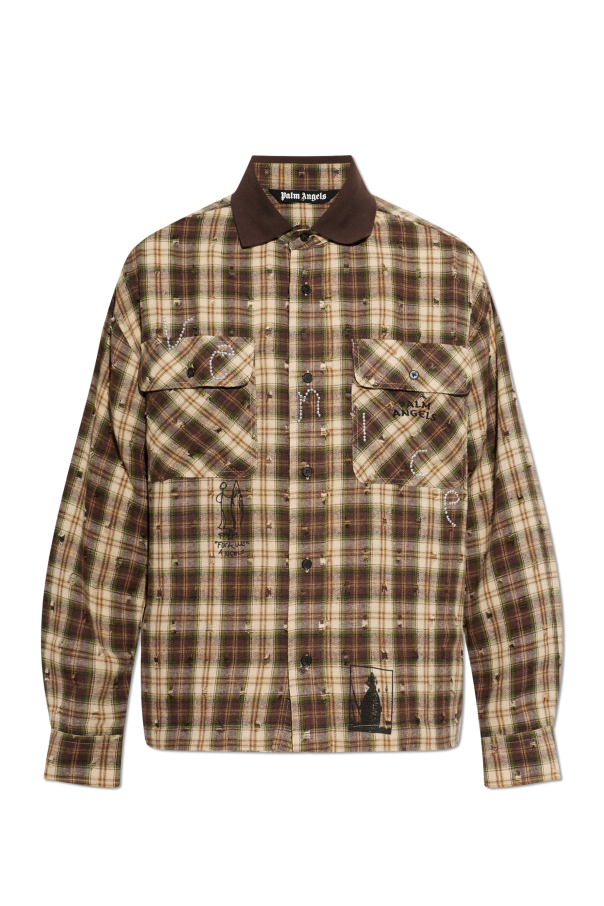 Checked pattern shirt od Palm Angels