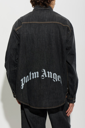 Palm Angels Jeanshemd mit Taschen