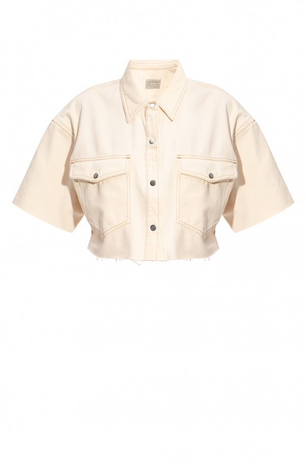AllSaints ‘Patty’ shirt with short sleeves