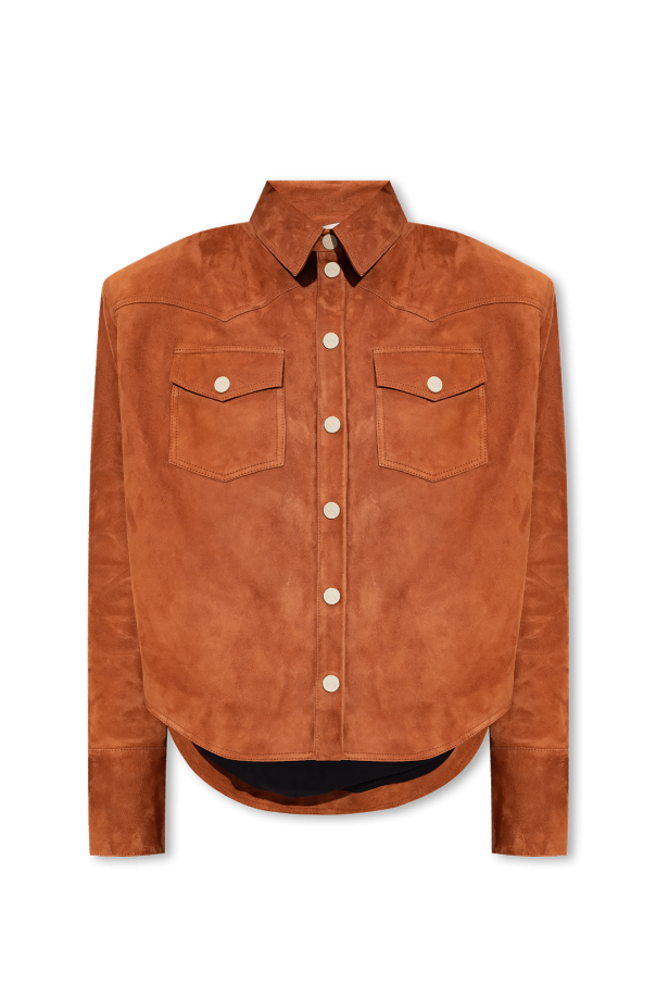The Mannei ‘Erskine’ leather shirt