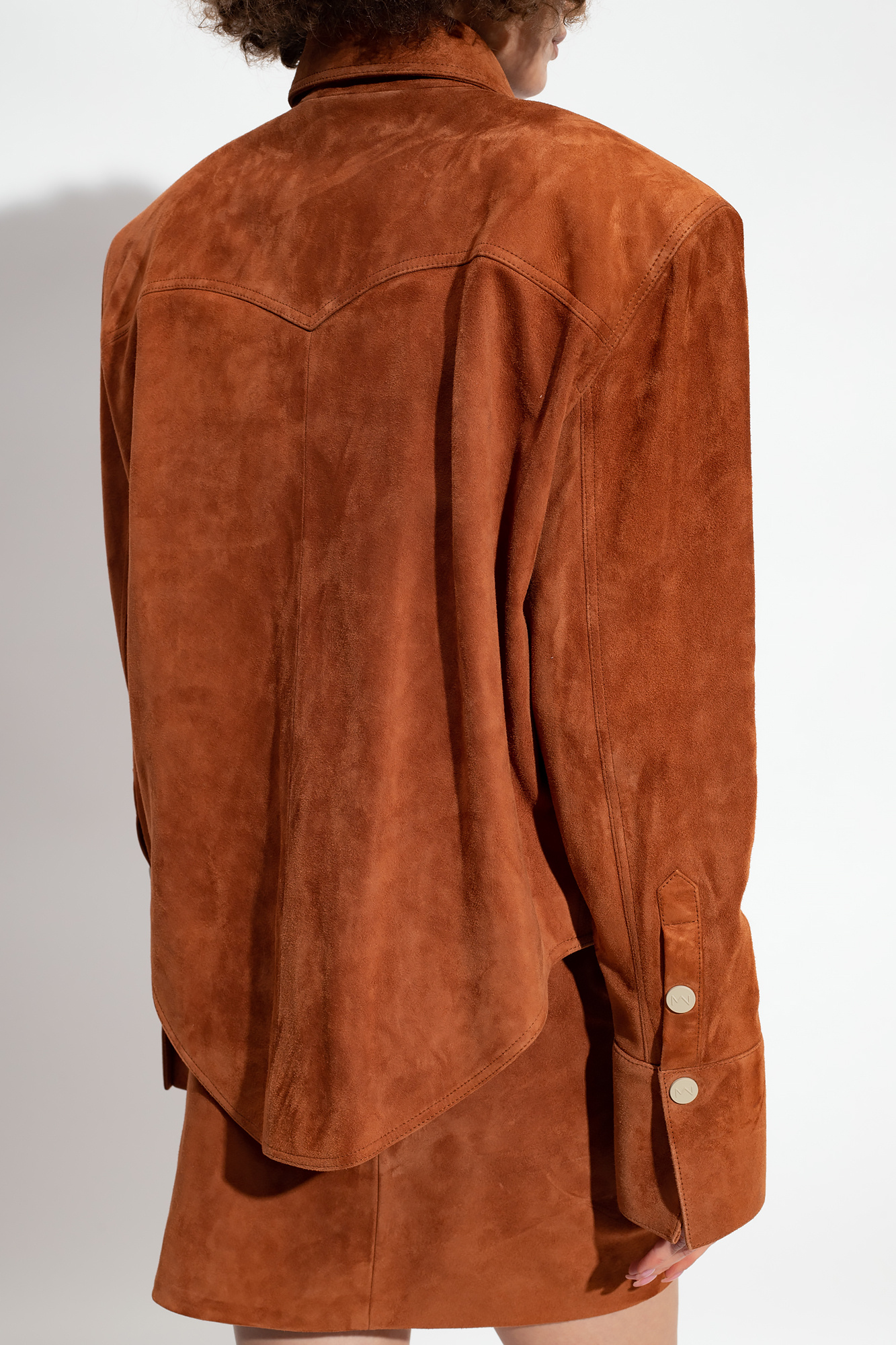 The Mannei ‘Erskine’ leather shirt