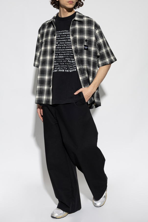 GALLERY DEPT. Camisa de lana de manga corta