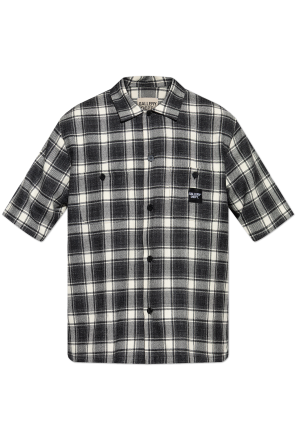 Wollhemd mit kurzen Ärmeln