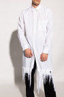 Comme des Garcons Homme Plus Fringed long Cropped shirt