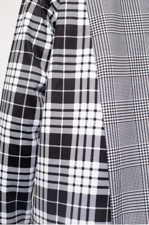 Victoria Victoria Beckham striped shirt dress Checked asymmetrical shirt