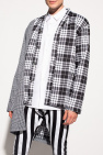 Comme des Garçons Homme Plus Checked asymmetrical shirt