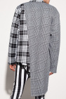 Comme des Garçons Homme Plus Checked asymmetrical shirt