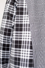 Comme des Garçons Homme Plus Checked asymmetrical shirt