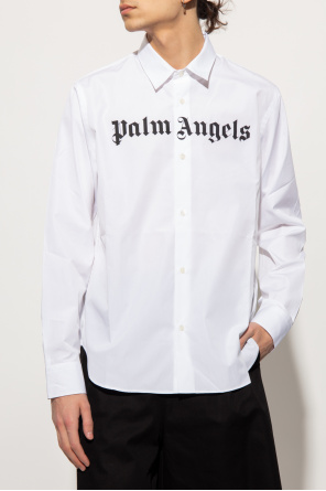 Palm Angels Denim shirt with logo