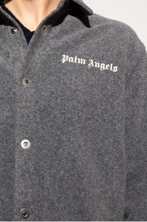 Palm Angels Balmain Kids TEEN crew-neck logo sweatshirt