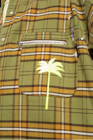 Palm Angels Checked oversize shirt