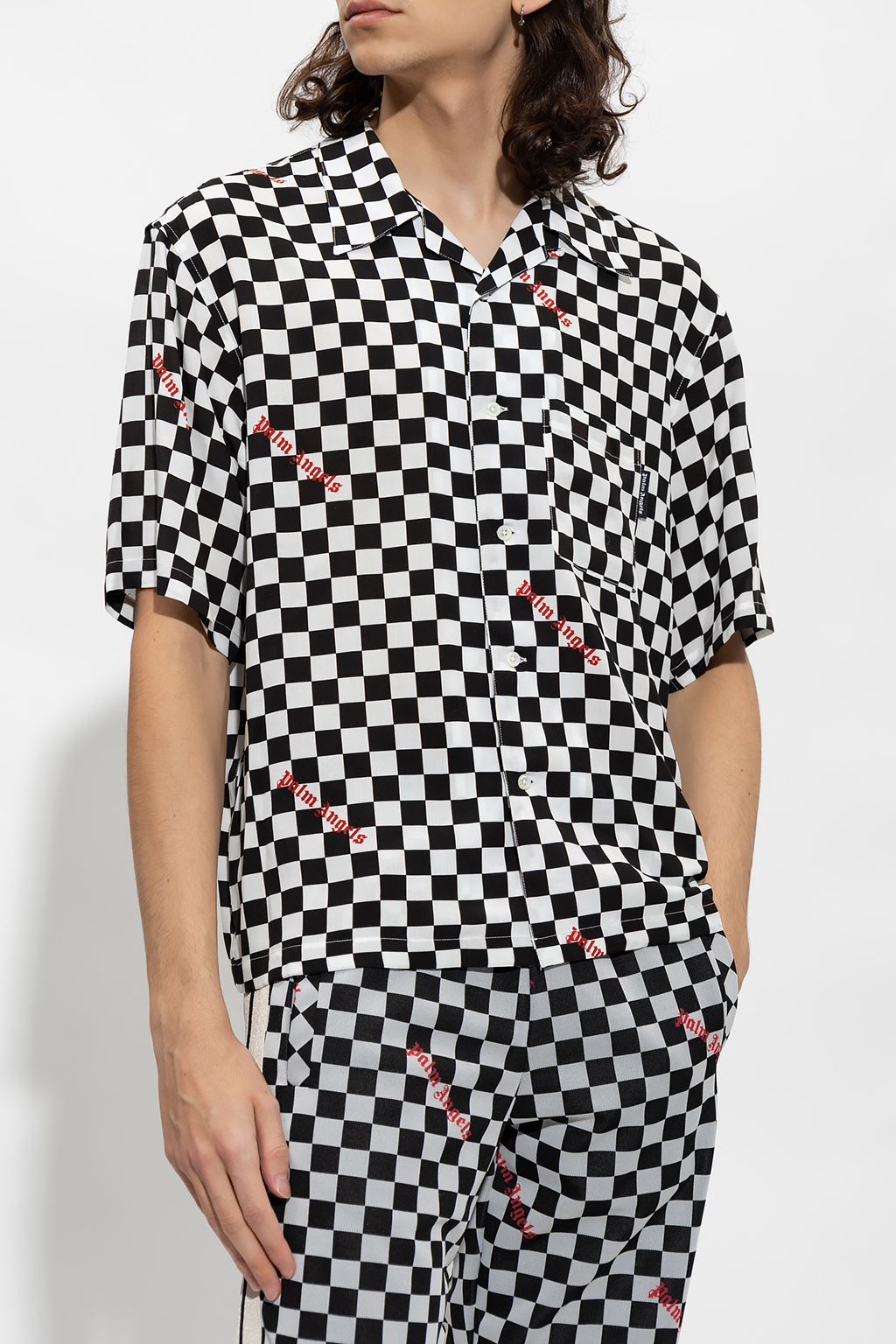 Palm Angels Checked diesel shirt