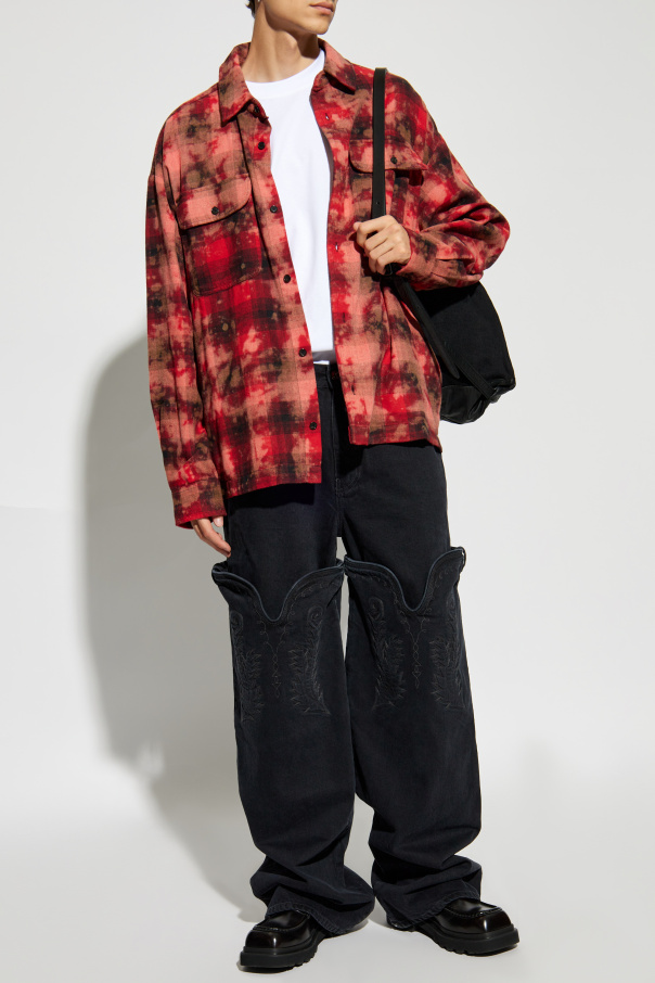 Palm Angels Plaid shirt