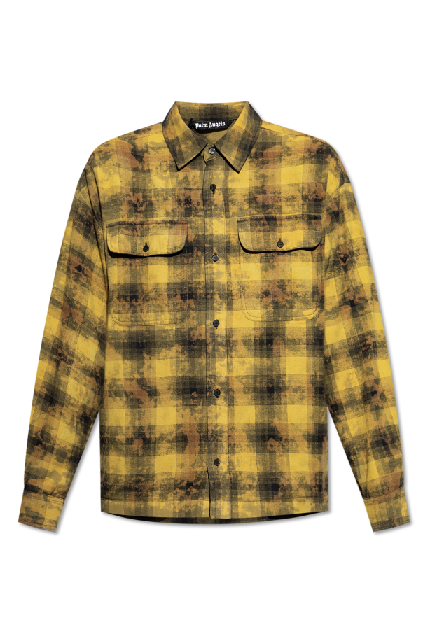 Plaid patterned shirt od Palm Angels
