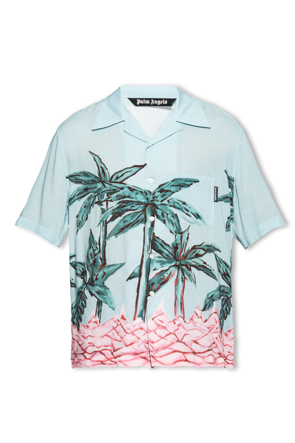 Palm Angels Wzorzysta koszula