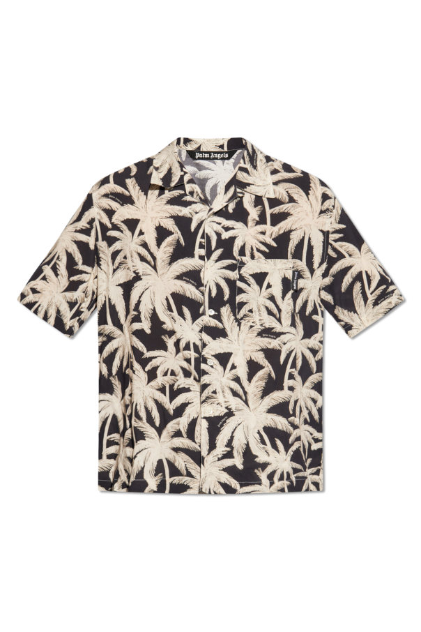 Palm Angels Koszula z motywem palm